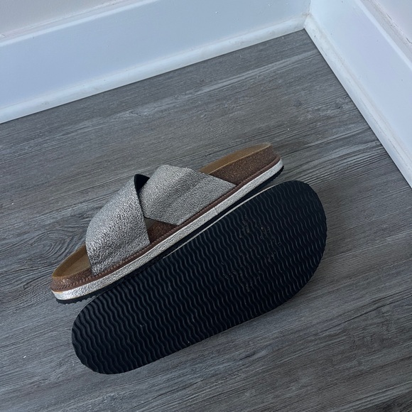 Free People Silver Sidelines Sandal - Picture 5 of 6